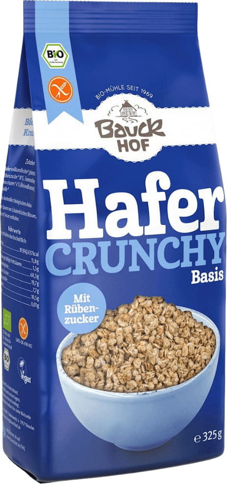 Glutenfreier Hafer Crunchy BIO 325 g - BAUCK HOF Huvudsaklig produktbild