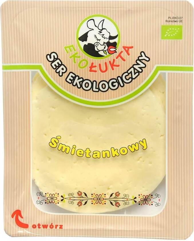 Gelber Labkäse Frischkäsescheiben BIO 125 g - ECO ŁUKTA