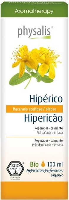 Physis Gesichts- und Körperöl mit Johanniskraut, 100 ml, naturbelassenes Öl für Hautpflege, Flasche mit Pumpverschluss