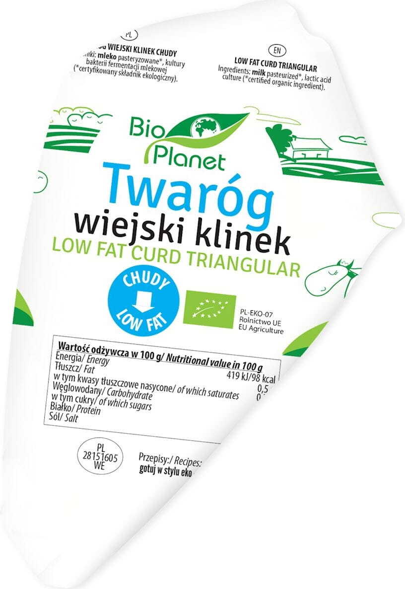 Hüttenkäsekeil mager BIO (ca. 300 g) - BIO PLANET