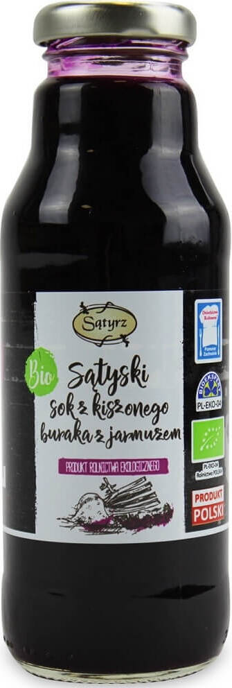 Sątyski eingelegter Rote-Bete-Saft mit Grünkohl BIO 300 ml - SĄTYRZ
