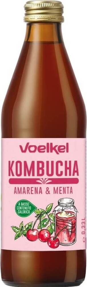 Kombucha-Kirsche - Minze BIO 330 ml VÖLKEL