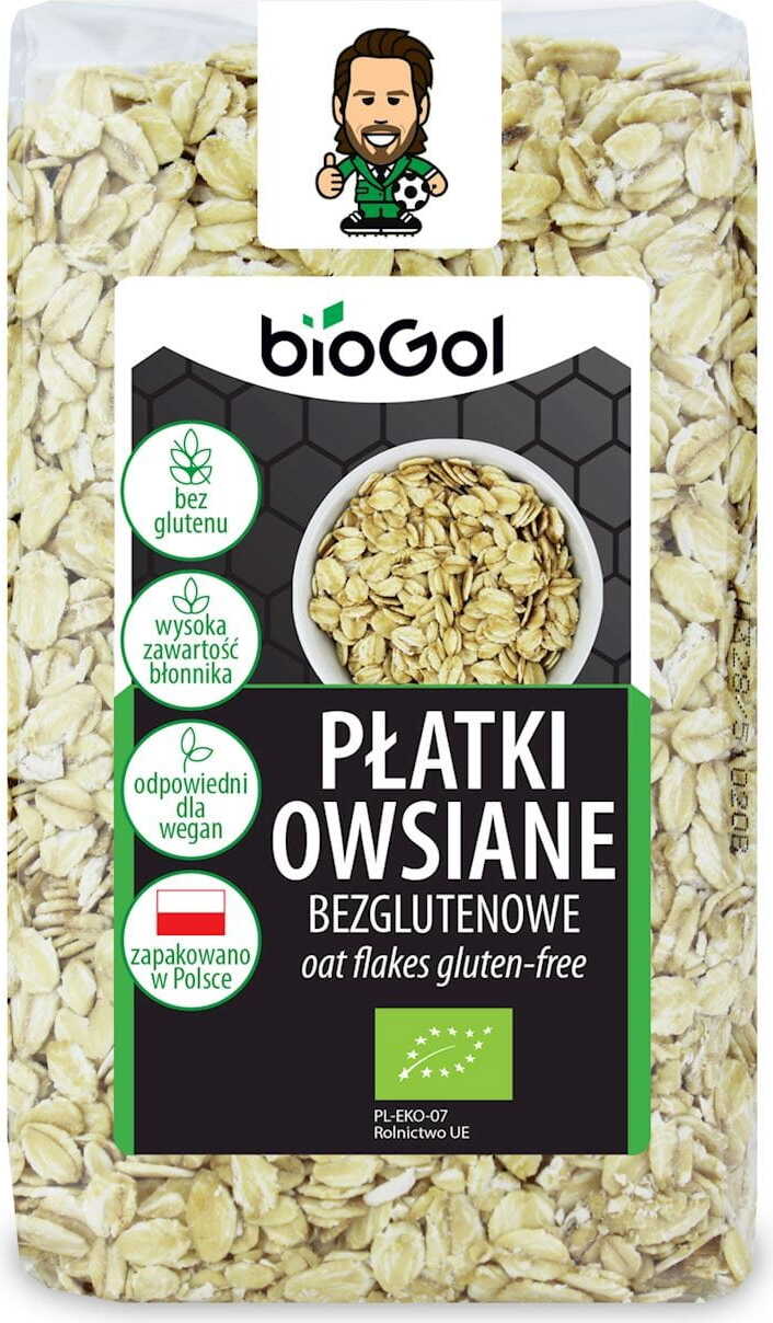 Glutenfreie Haferflocken BIO 300 g - BIOGOL Huvudsaklig produktbild