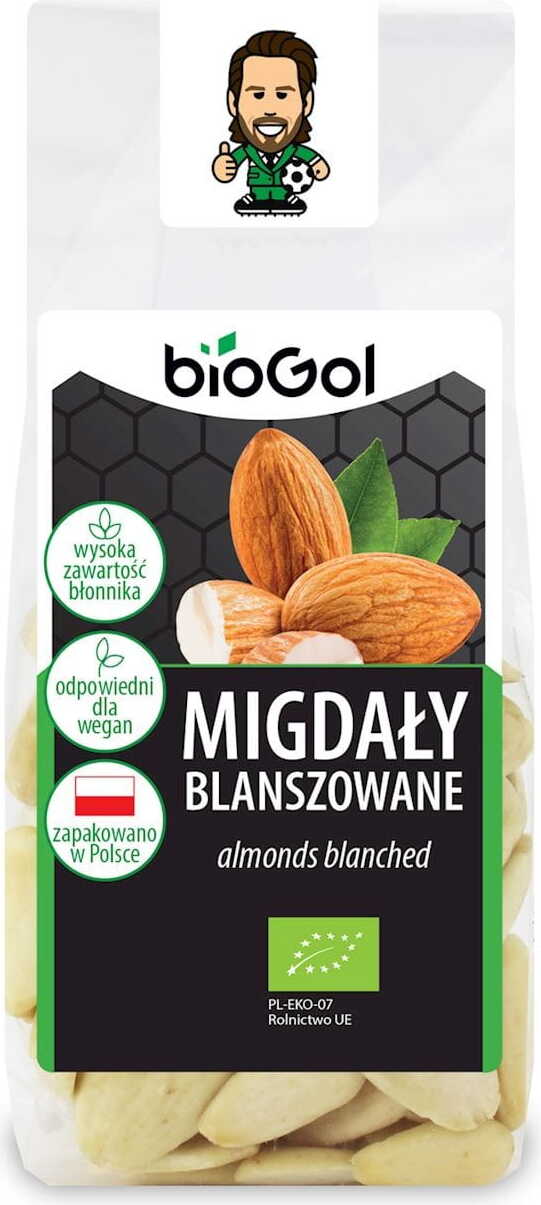 Blanchierte Mandeln BIO 100 g - BIOGOL Hauptbild
