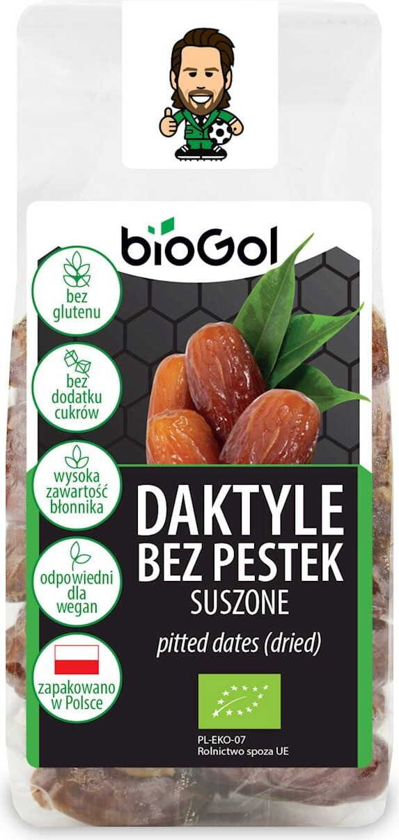 Datteln ohne Kerne getrocknet glutenfrei BIO 150 g - BIOGOL