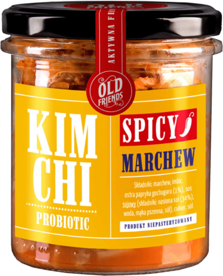 Kimchi würzige Karotten 300 g ALTE FREUNDE