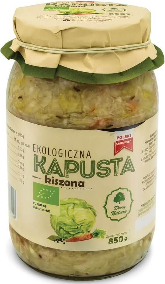 Sauerkraut mit Gewürzen BIO 850 g - GESCHENKE DER NATUR Hover Image