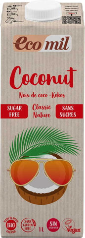 Klassisches Kokosgetränk ohne Zucker BIO 1000 ml ECOMIL