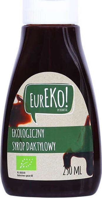 BIO Dattelsirup von EUREKO in 250 ml Flasche, flüssiger Süßstoff aus Datteln, naturbelassen und biologisch hergestellt