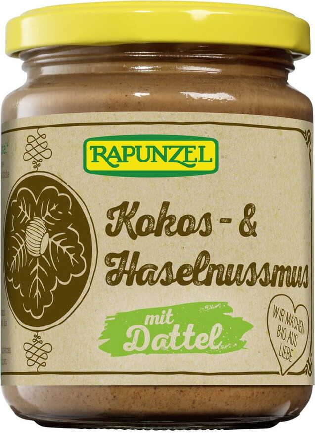 Kokosnuss-Nusscreme mit Datteln BIO 250 g - RAPUNZEL