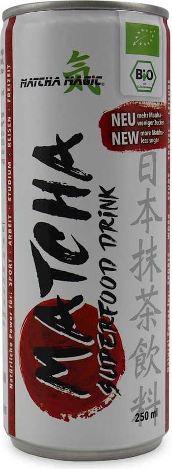 Energydrink Matcha Tee zuckerfrei glutenfrei BIO 250 ml - MATCHA MAGIC