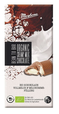 Milchschokolade mit Milchfüllung BIO 100 g - MEYBONA