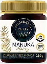 Manukahonig UMF 15 + MGO 514 + 250 g WILDERNESS VALLEY LTD