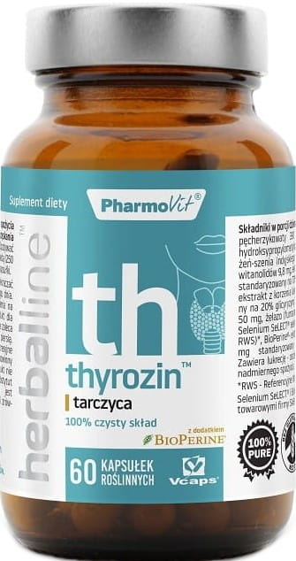 Thyrozin 60 Kapseln 3038 g - PHARMOVIT HERBALLINE Hover Image