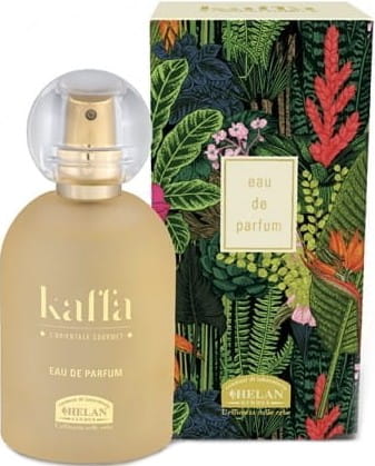 Damen Eau de Parfum 50 ml von biogo, kaffa-Design, elegante Flasche mit floralem und fruchtigem Duft, hochwertiges Parfüm für Frauen