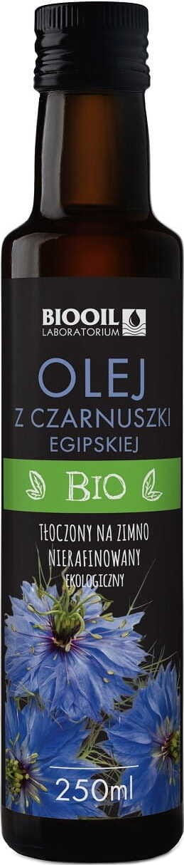 Ägyptisches Schwarzkümmelöl kaltgepresst unraffiniert BIO 250 ml - BIOOIL