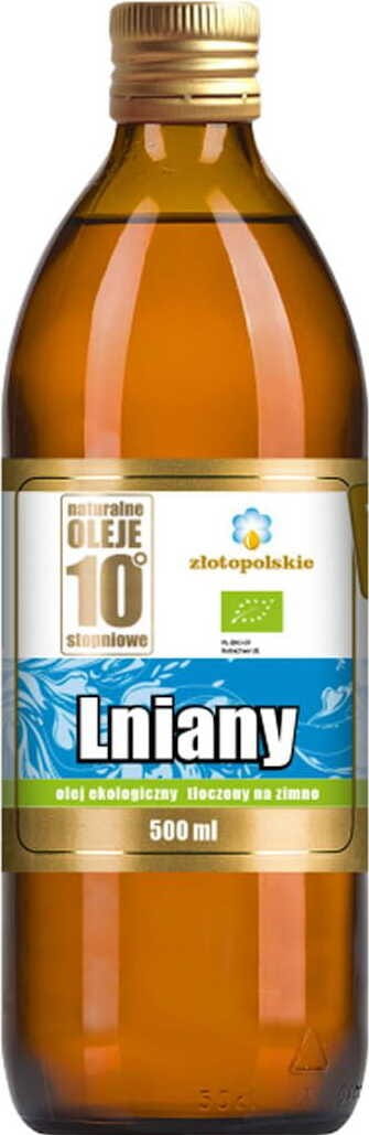 Kaltgepresstes Leinöl BIO 500 ml - POLISH GOLD