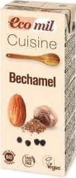 Bechamel Mandel Kochcreme BIO von CLEARSPRING, 200 ml, cremige pflanzliche Kochcreme in weißer Verpackung.