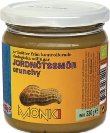 Creme aus knusprigen Erdnüssen mit Meersalz BIO 330 g - MONKI