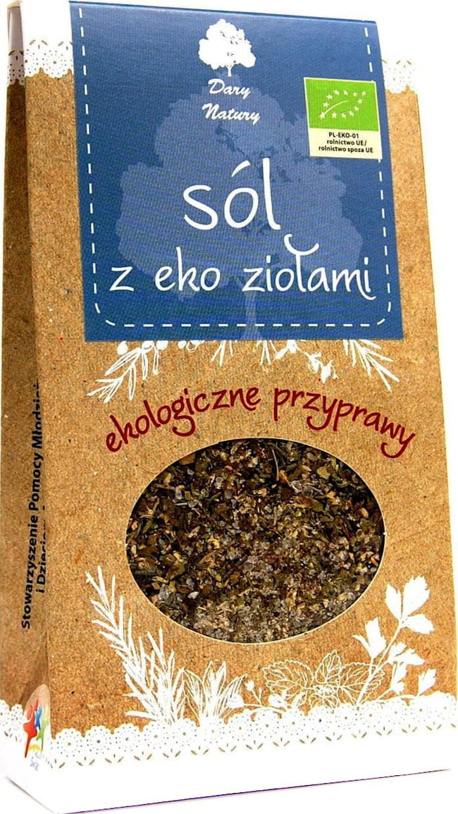 Salz mit Kräutern BIO 100 g - GESCHENKE DER NATUR Hover Image
