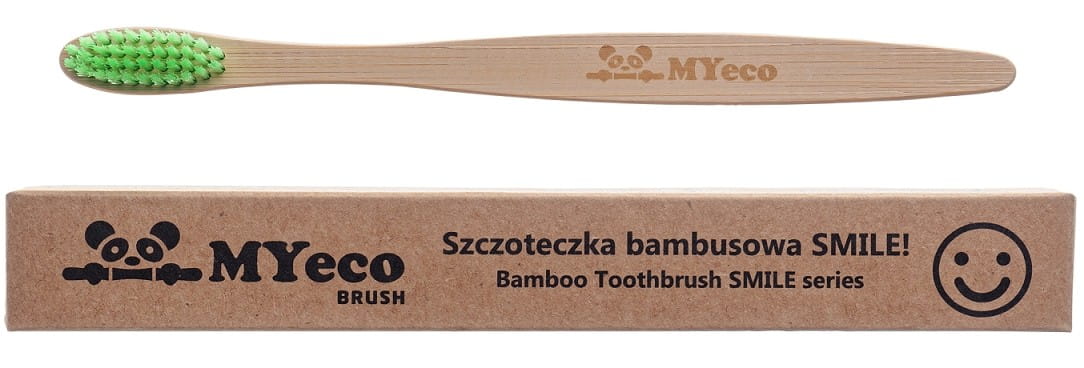 Zahnbürste bambusgrün weich - MYECOBRUSH