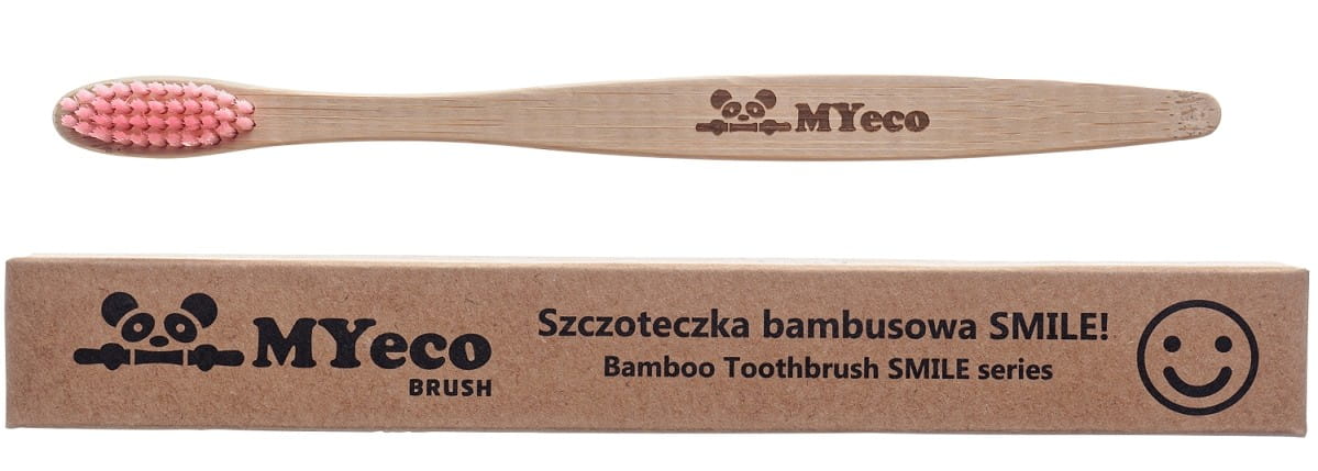 Zahnbürste Bambus rosa weich - MYECOBRUSH