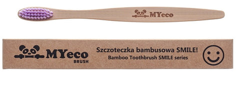 Zahnbürste Bambus violett weich - MYECOBRUSH