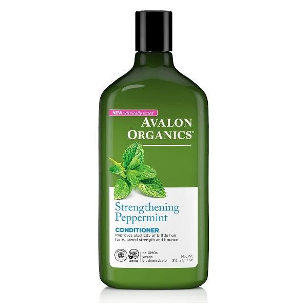 Après-shampooing fortifiant à la menthe poivrée AVALON BIO