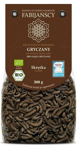 Pasta (Buchweizen) Twisted Gemelli BIO 300 g - FABIJAŃSCY