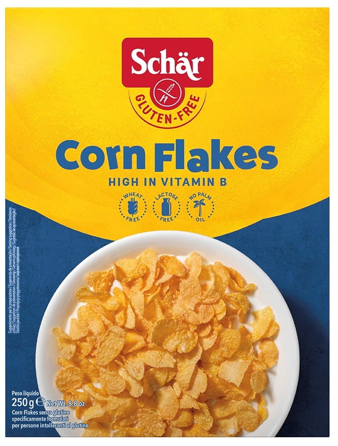 Glutenfreie Cornflakes 250 g SCHÄR Huvudsaklig produktbild