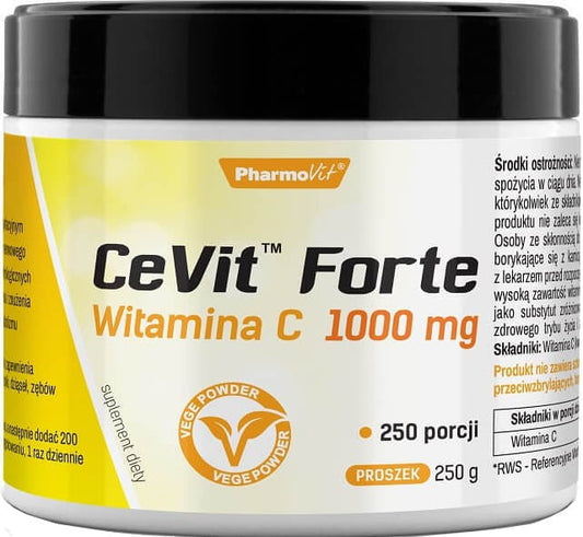 Vitamin C 1000mg cevit FORTE Pulver 125 Portionen 250g PHARMOVIT