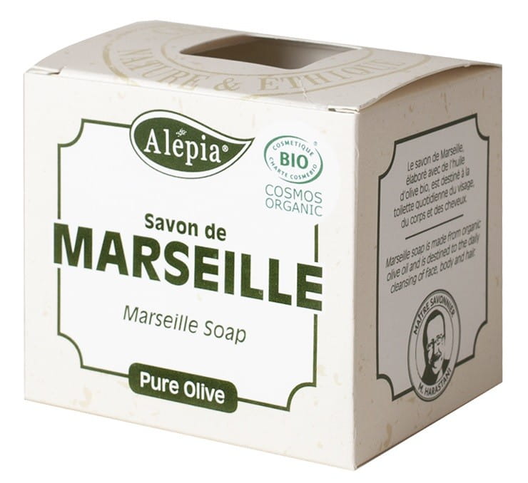 Marseiller Olivenseife 100% BIO 230 g - ALEPIA