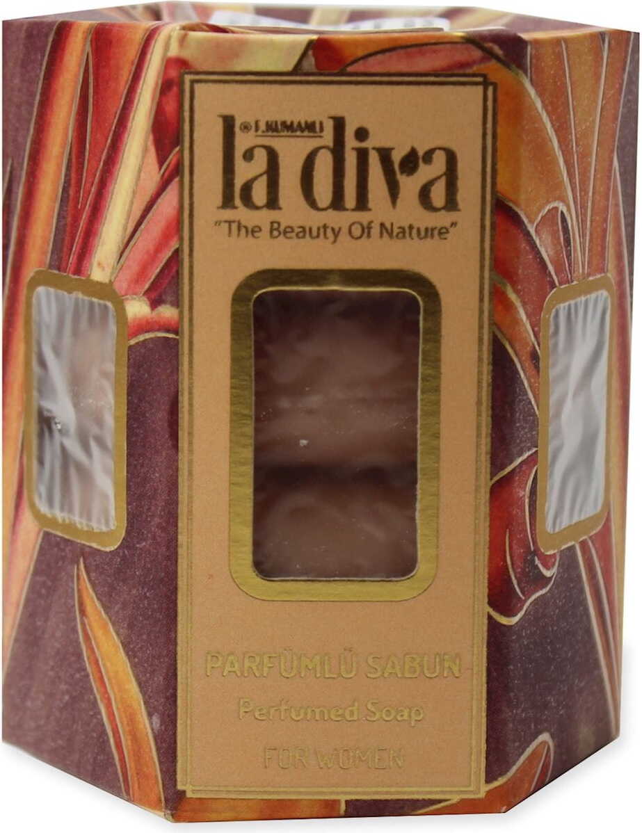 Drehseife für Damen parfümiert (4 x 45 g) 180 g - LA DIVA