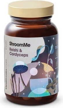 Shroomme Reish & Cordyceps Reishi & Cordyceps chinesisches Pulver 90 Portionen HEALTH LABS