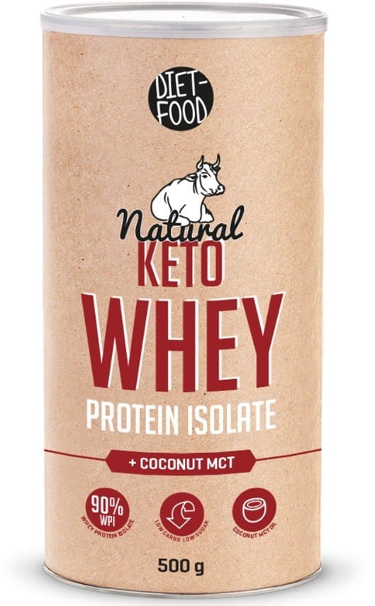 Keto Whey Protein mit Kokos mtc BIO 500 g - DIÄT FOOD Hovedbillede