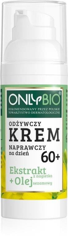 Tag 60 nährende und reparierende Gesichtscreme + Calendula-Extrakt + Öko-Sesamöl 50 ml - NUR BIO