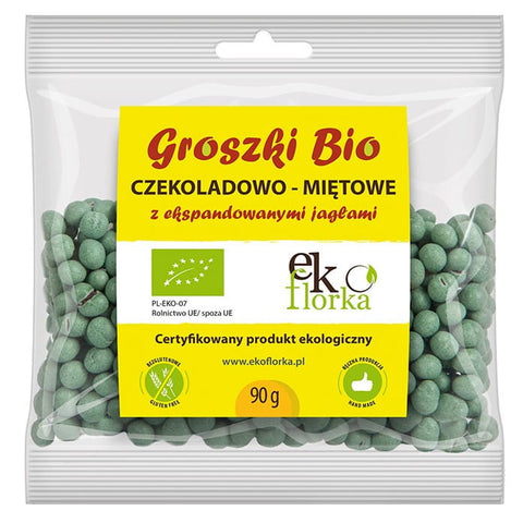 Schokoladen-Minz-Erbsen BIO 90 g - EKOFLORKA