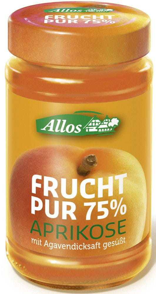 Aprikosenmousse (75% Frucht) BIO 250 g - ALLOS Imagem principal do produto