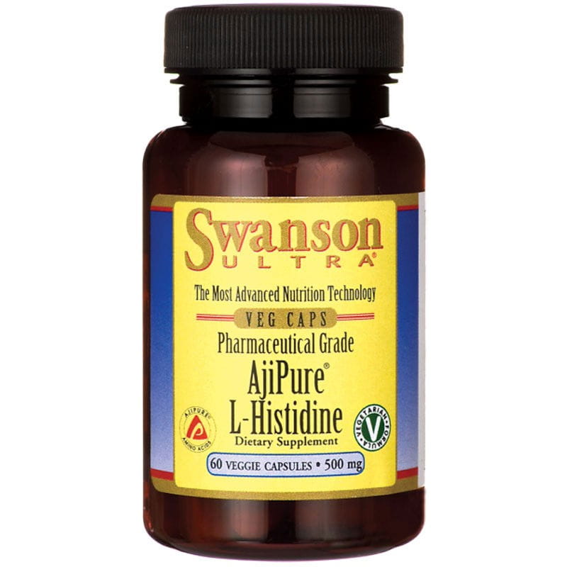 L - Histidin Ajipure L - Histidin 500 mg 60 Kapseln SWANSON