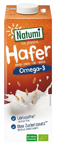 Haferdrink OMEGA - 3 ohne Zuckerzusatz BIO 1000 ml - NATUMI