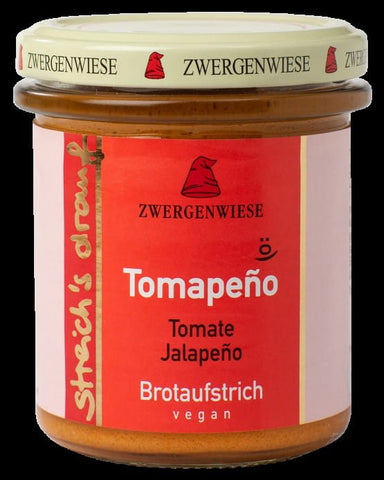 Gemüsepaste mit Jalapenopfeffer glutenfrei BIO 160 g - ZWERGENWIESE