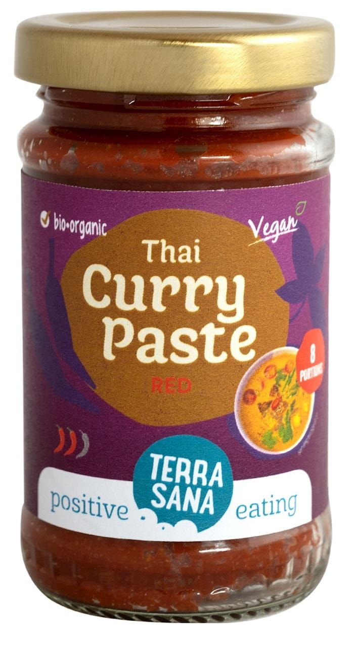 Rote Currypaste BIO 120 g - TERRASANA