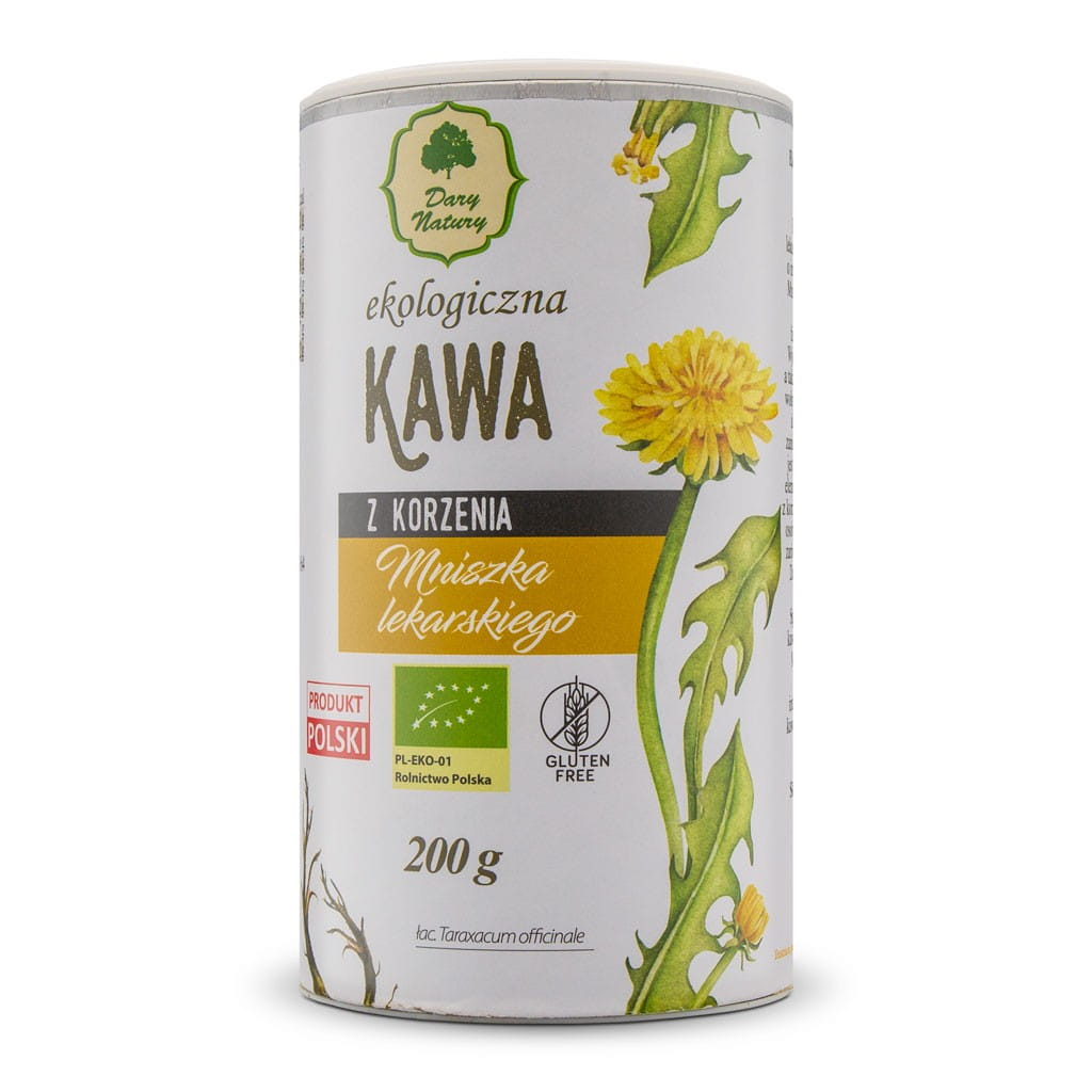 Glutenfreier Löwenzahnwurzelkaffee BIO 200 g - GESCHENKE DER NATUR