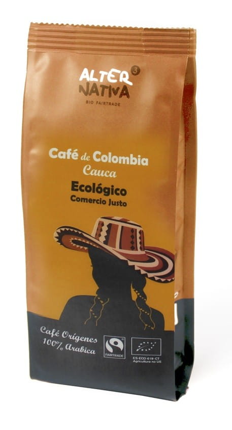 Gemahlener Arabica-Kaffee 100% Kolumbien fair gehandelt BIO 250 g - ALTERNATIVA