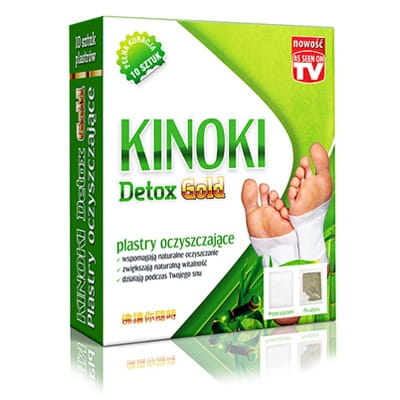 Detox Gold Kinoki Reinigungspflaster 10 Stück / Packung AURA HERBALS