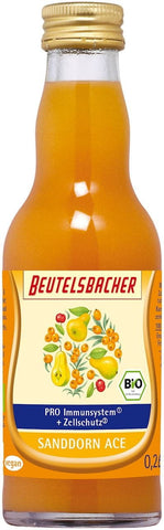 Fruchtschnaps Birne - Sanddorn BIO 200 ml - BEUTELSBACHER