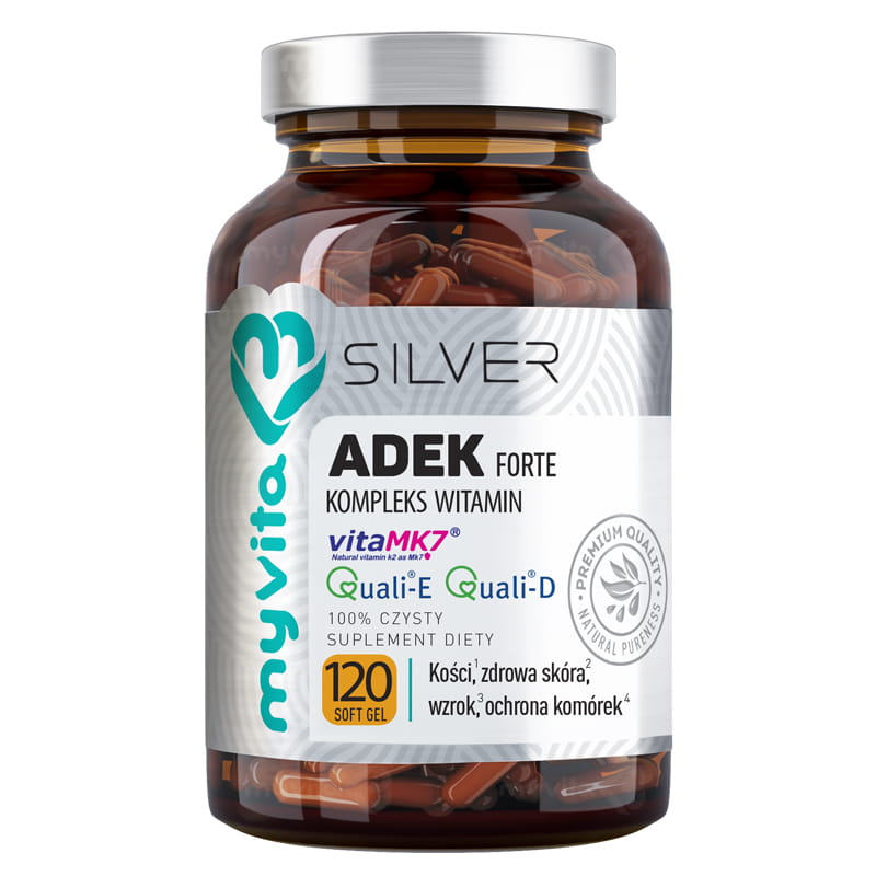 Vitamin A + D3 + E + K MK - 7.120 MYVITA SILVER Kapseln Image principale du produit