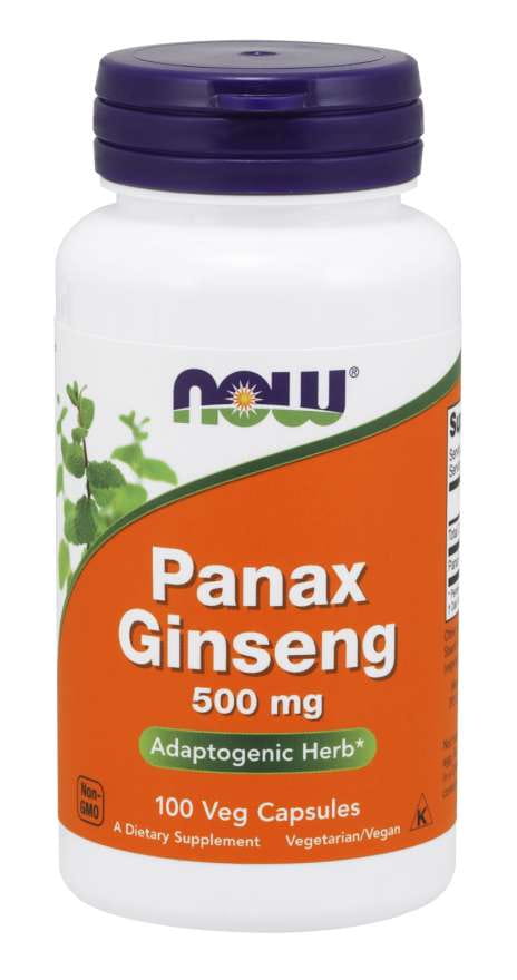 Panax Ginseng Ginseng 500 MG 100 Kapseln NOW FOODS