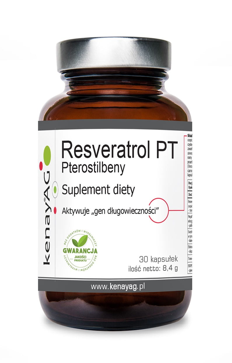 Pterostilbeny Resveratrol pt 30 Kapseln KENAY