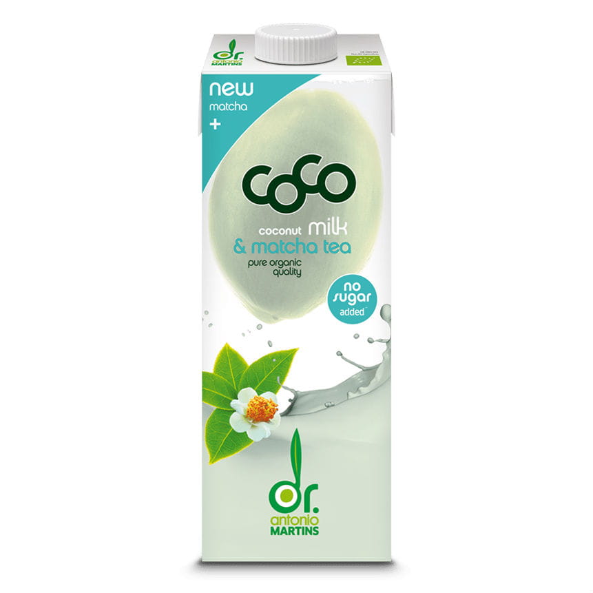 Kokosgetränk mit Matcha-Tee BIO 1000 ml - COCO (DR MARTINS)